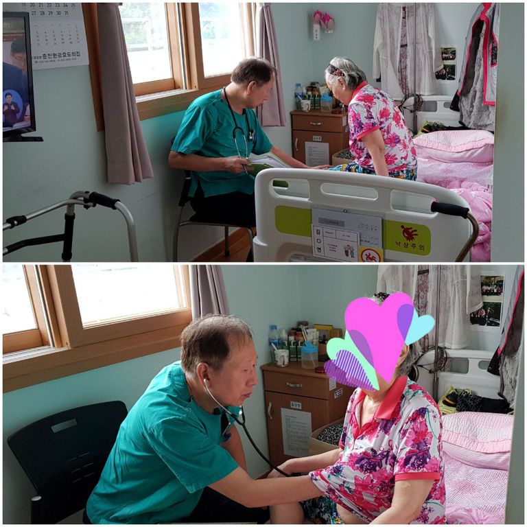[2018년 8월9일]   촉탁의 선생님  어르신 진료
